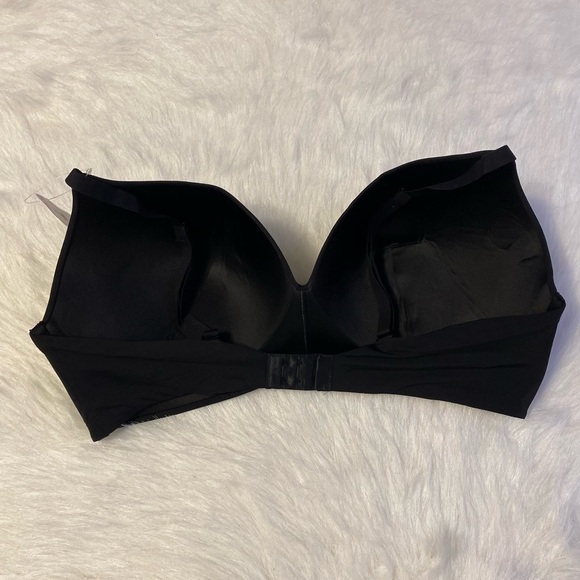 Secret Treasures Bra Womens Size 42DD Black Wireless Thin Padding Back Closure - Picture 4 of 7